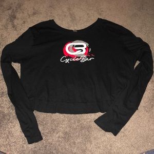 cyclebar long sleeve crop